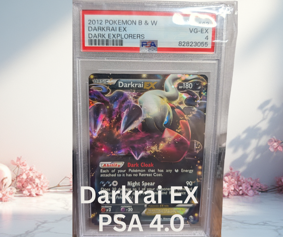 Pokemon Darkrai EX Legendary Treasures PSA 4