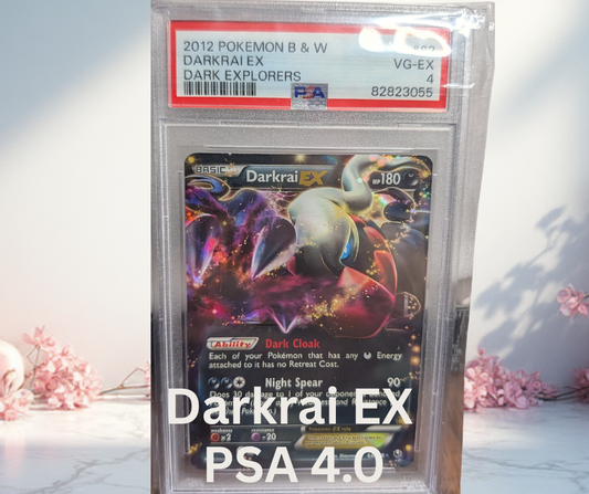 Pokemon Darkrai EX Legendary Treasures PSA 4