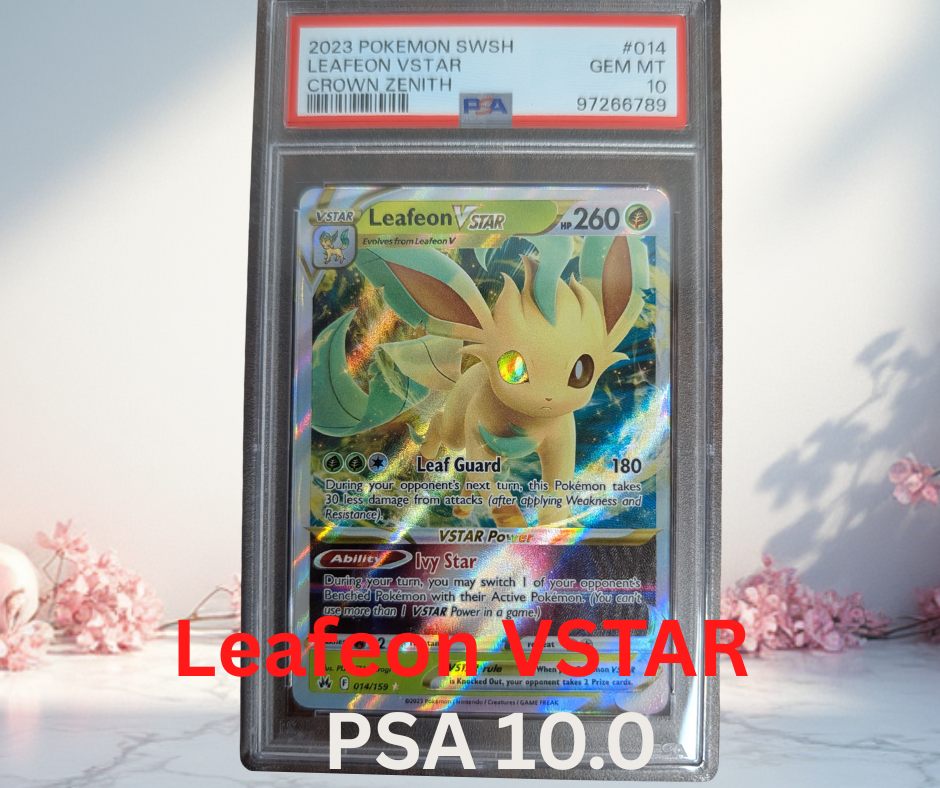 Pokemon Leafeon VSTAR Crown Zenith PSA 10