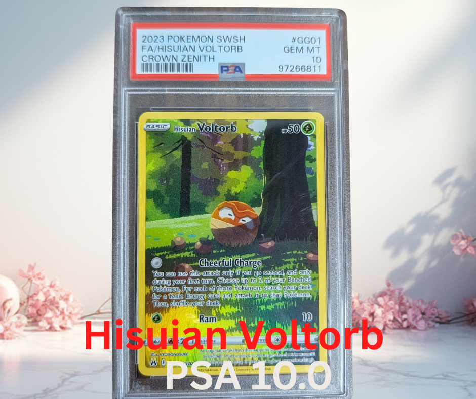 Pokemon Hisuian Voltorb Crown Zenith: Galarian Gallery PSA 10