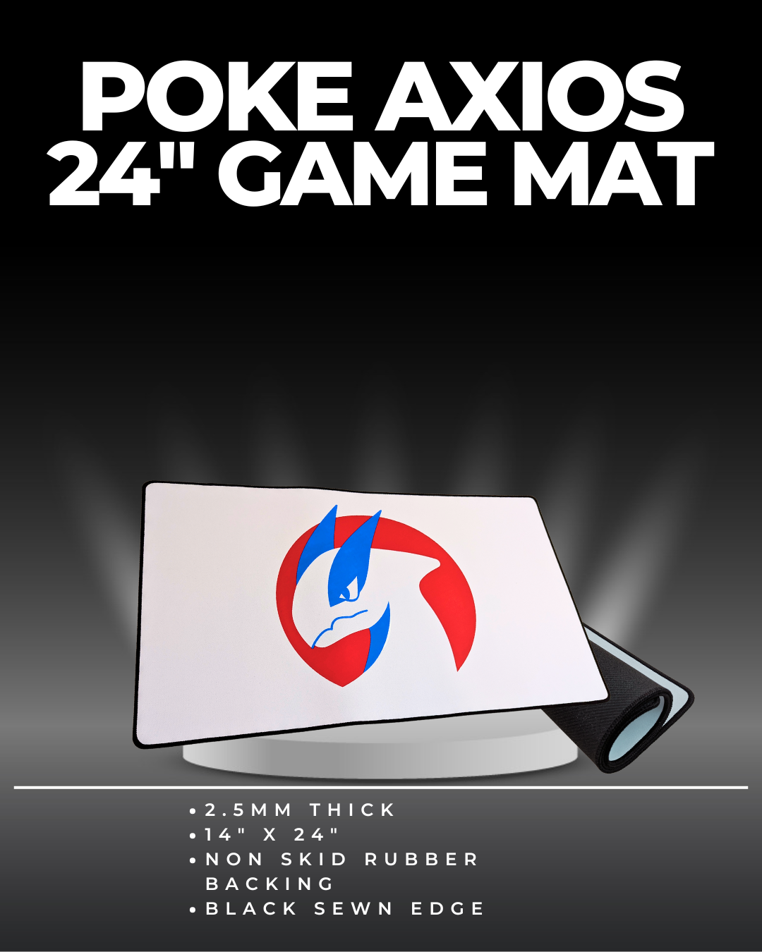 Poke Axios Playmat - 14" x 24" Preorder (Feb 1st)