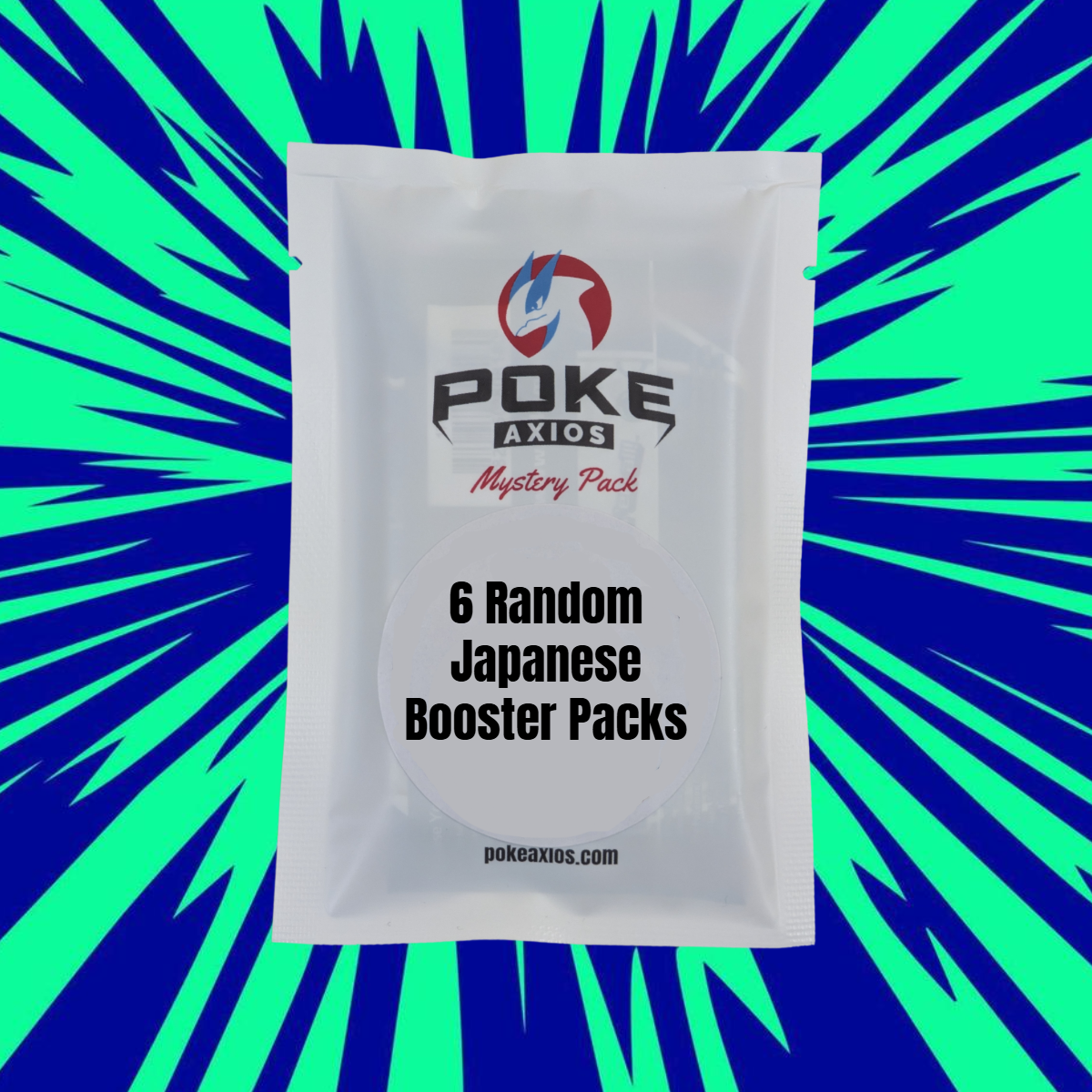 Pokemon TCG Mystery Pack – 6 Random Japanese Pokémon Booster Packs