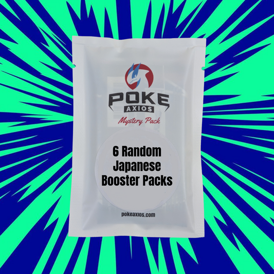 Pokemon TCG Mystery Pack – 6 Random Japanese Pokémon Booster Packs